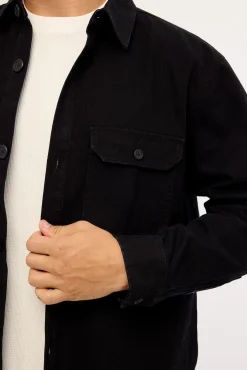 Ascent Heavyweight Overshirt Washed Black