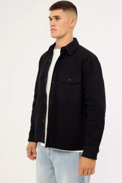 Ascent Heavyweight Overshirt Washed Black