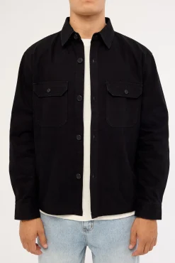 Ascent Heavyweight Overshirt Washed Black