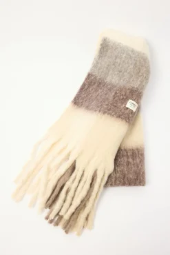 Ascot Check Scarf Brown Check