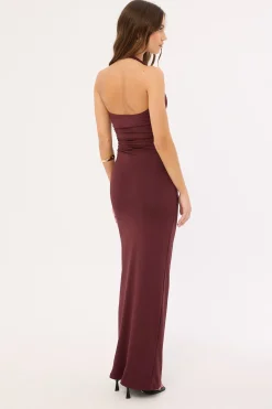 Ash Tank Dress Cabernet