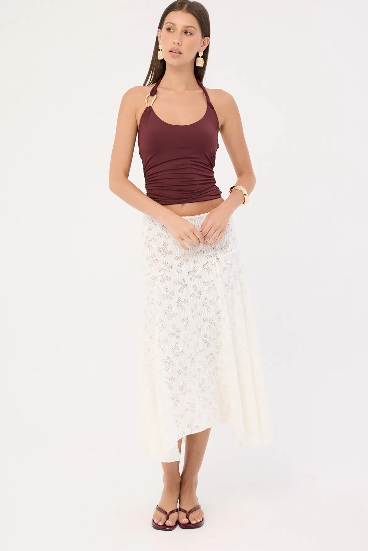 Ash Tank Top Cabernet