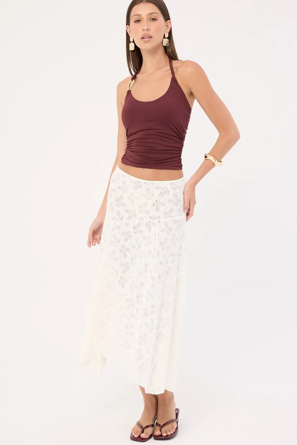 Ash Tank Top Cabernet