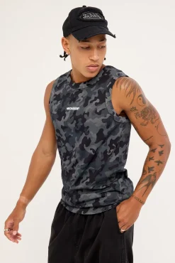 Ashen Bound High Neck Tank Camo