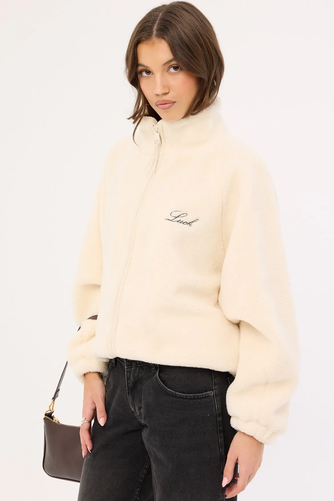 Aspen Sherpa Jacket Cream