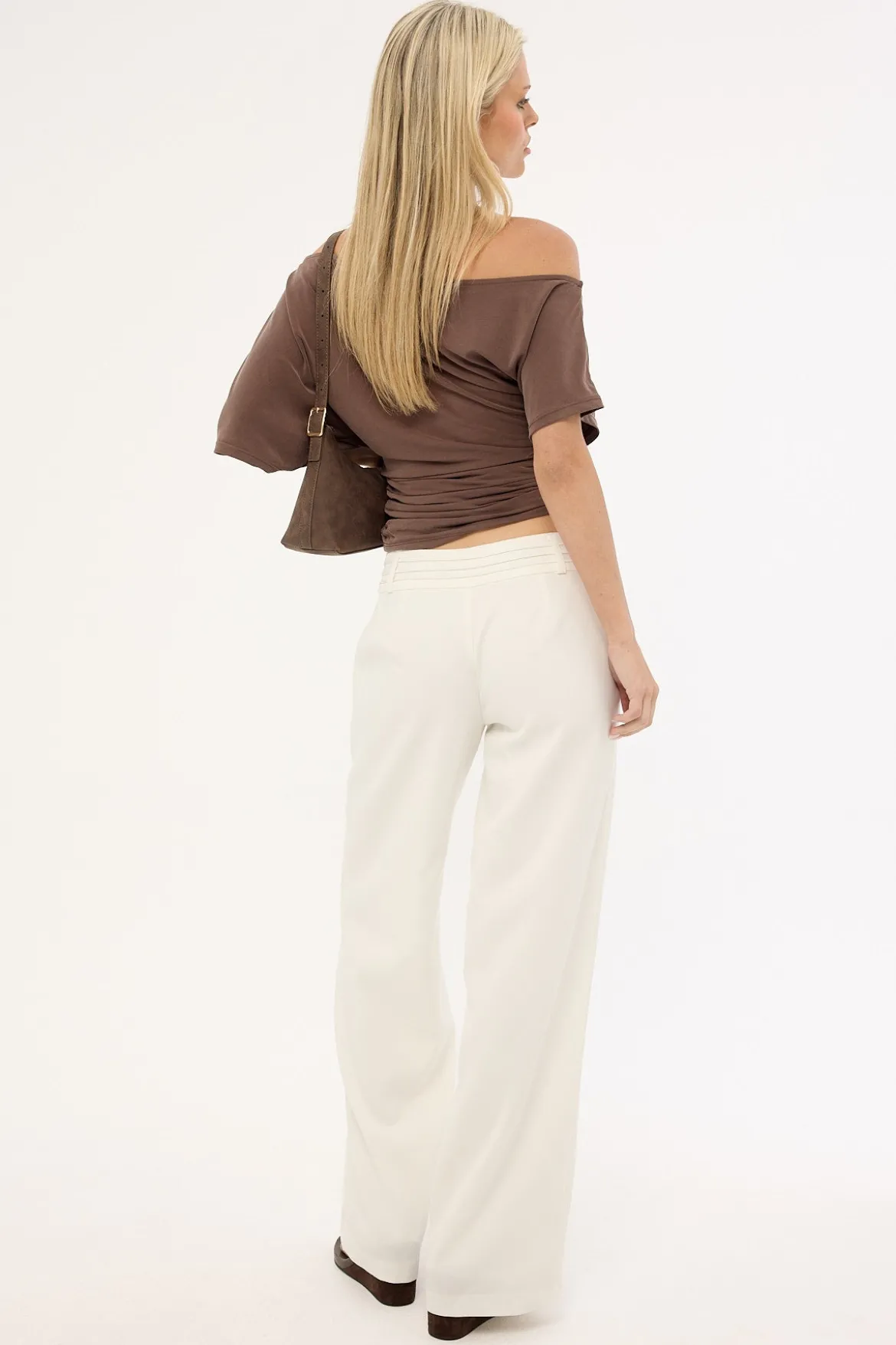 Astaire Mid Rise Pant Cream