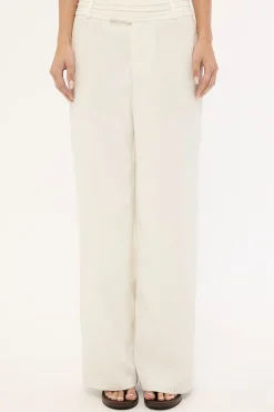Astaire Mid Rise Pant Cream