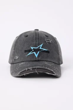 Astra Dad Cap Washed Black
