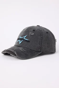 Astra Dad Cap Washed Black