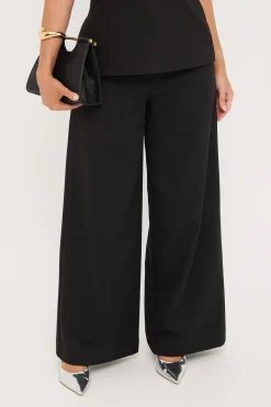 Astrid Mid Rise Pants Black