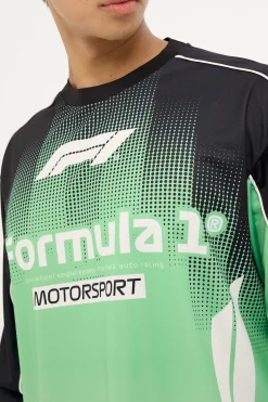 Athletic F1 Mesh Jersey Shift Green/Black