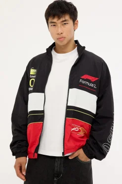 Athletic Formula One Moto Jacket Black