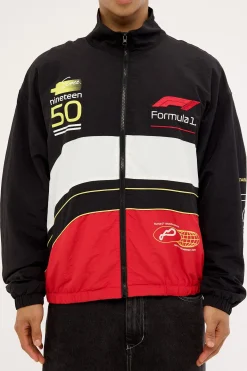 Athletic Formula One Moto Jacket Black
