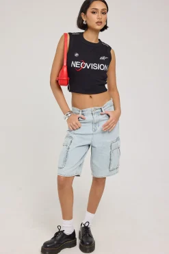 Atomic Bound High Neck Tank Black