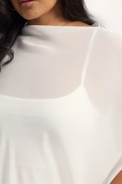 Aura Poncho Porcelain