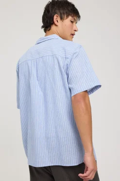 Avenue Resort Shirt Blue Stripe