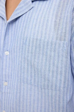 Avenue Resort Shirt Blue Stripe