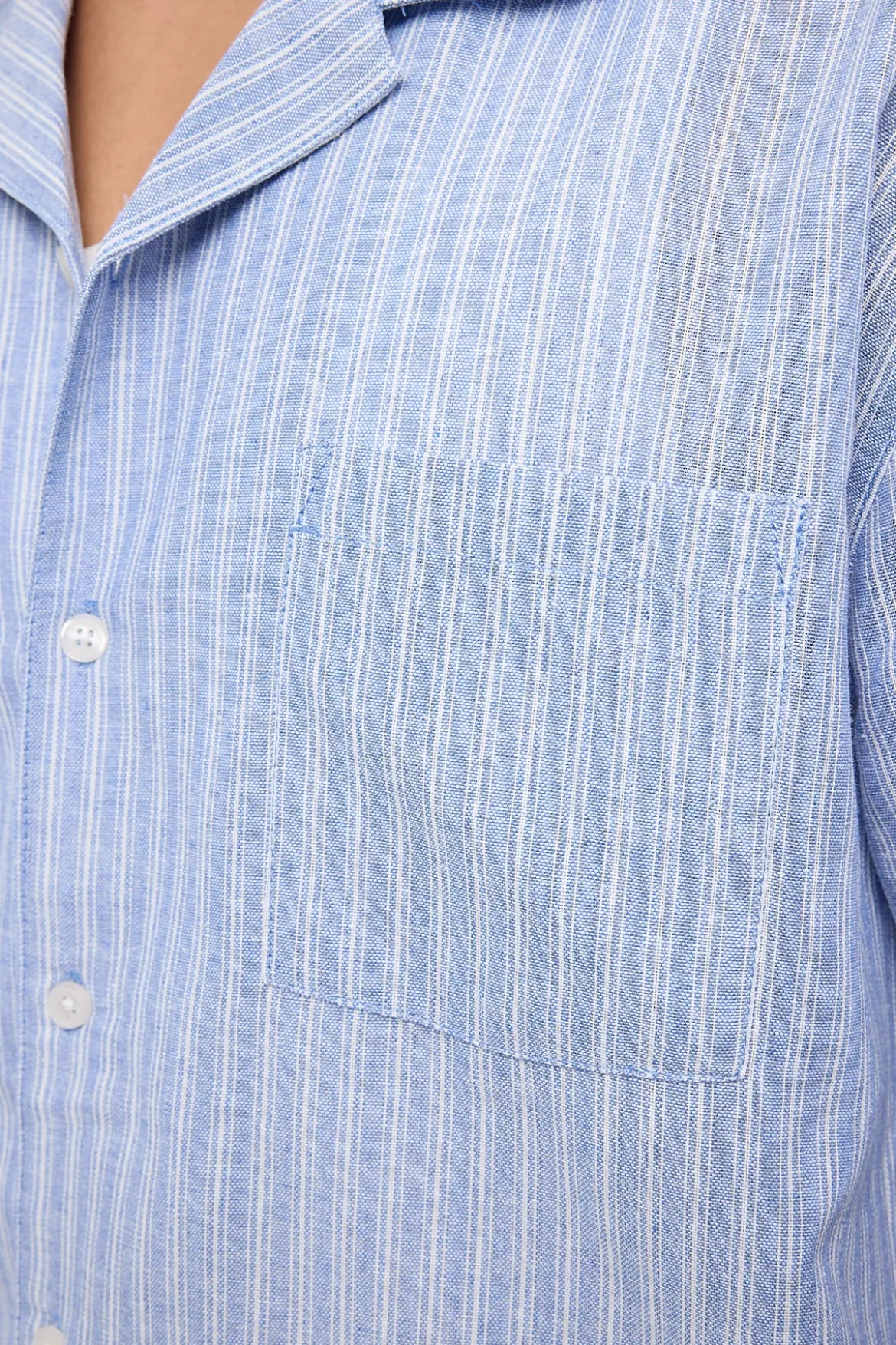 Avenue Resort Shirt Blue Stripe