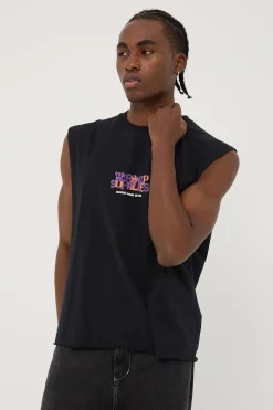 Avoidance Muscle Tee Washed Black