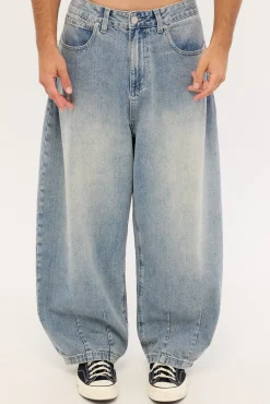Axis Barrel Jean Cloud Blue Denim