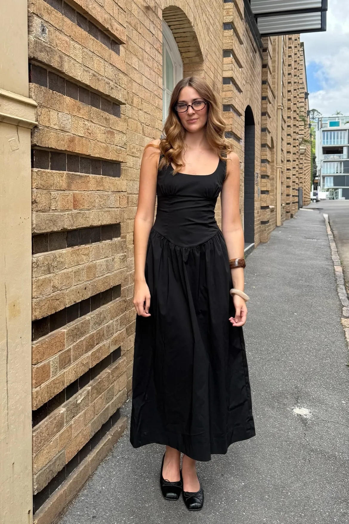 Ayana Corset Maxi Dress Black