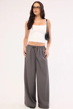 Azalea Mid Rise Pant Charcoal
