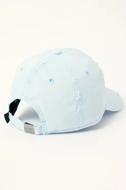 Baby Blue Diamonte Cap Blue