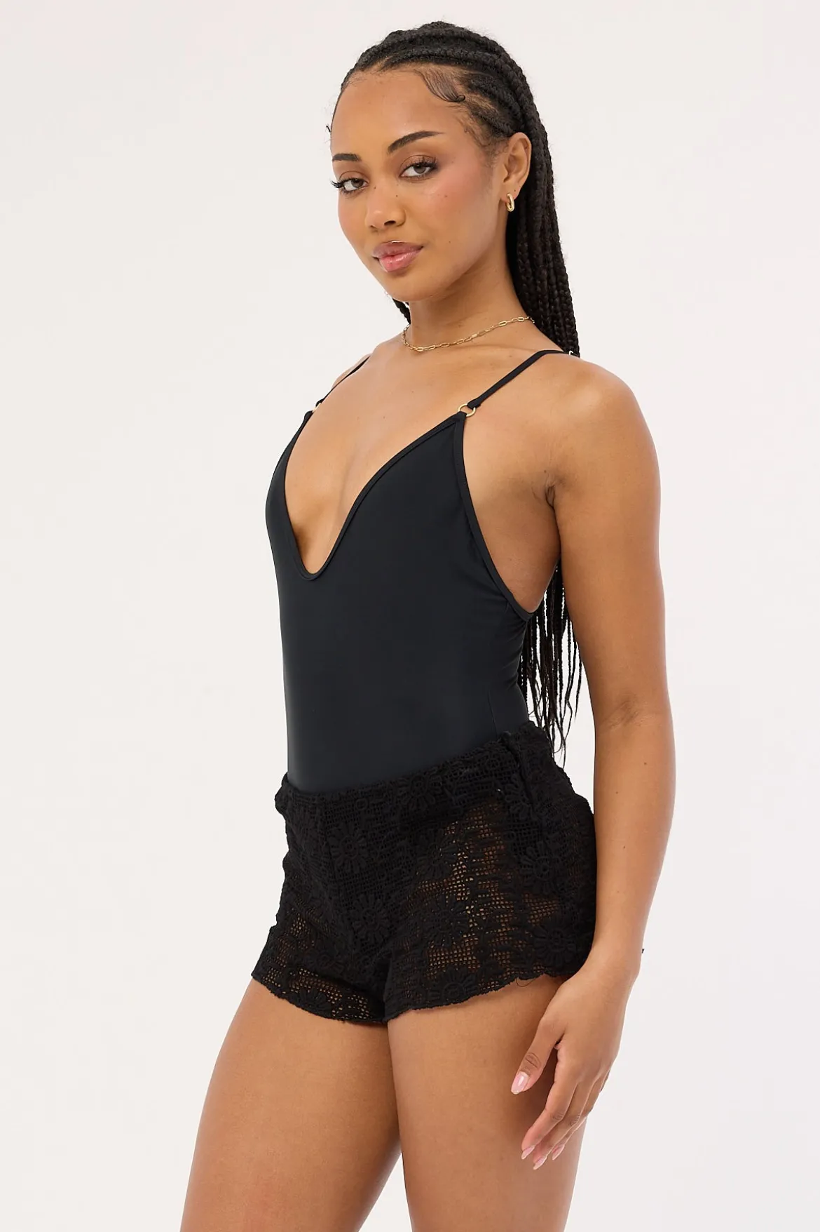 Babydoll Short Onyx Floral