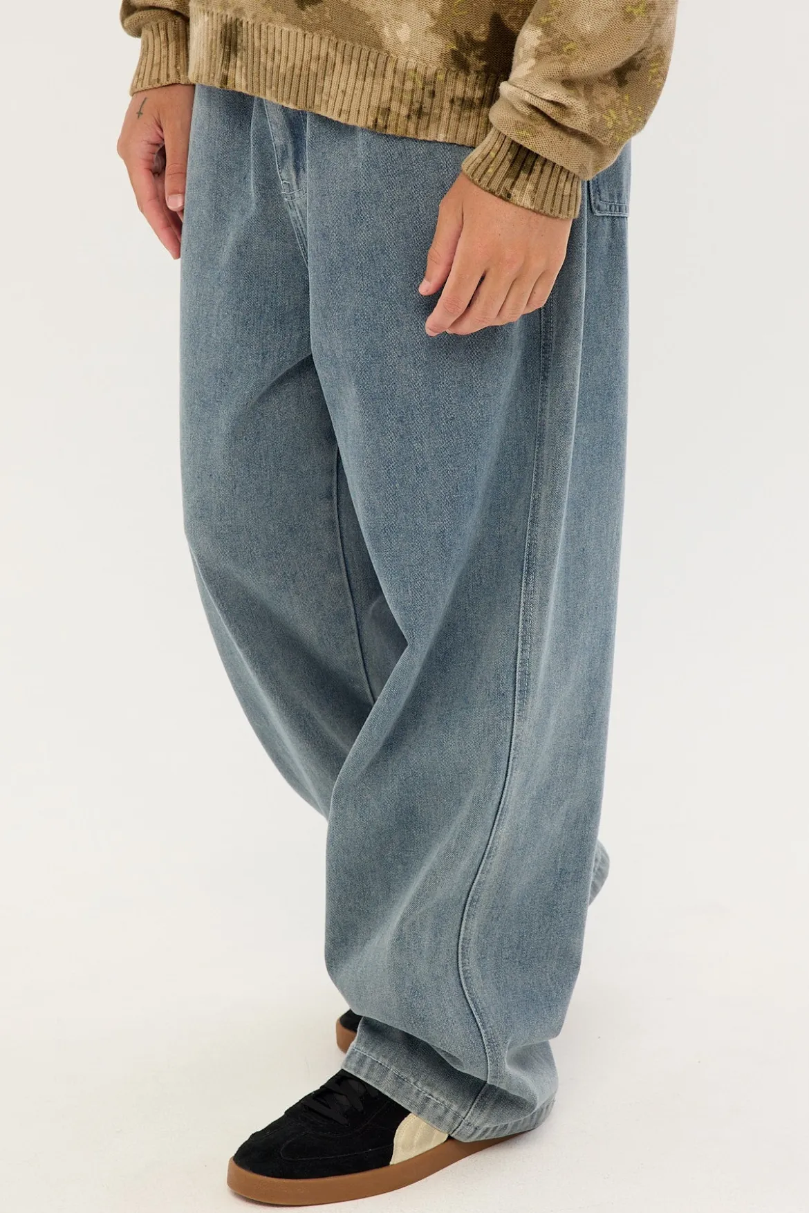 Baggy Bull Denim 91 Jean Vintage Blue Pink Denim
