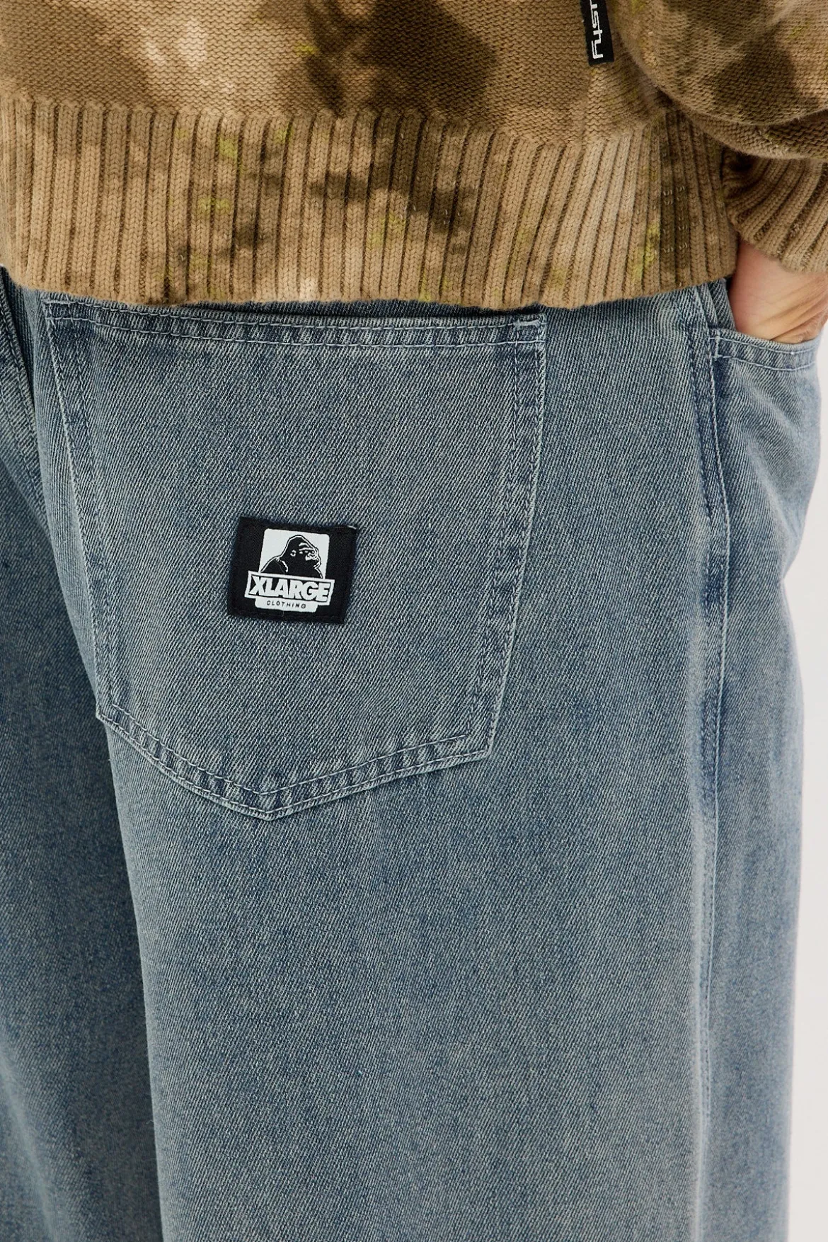 Baggy Bull Denim 91 Jean Vintage Blue Pink Denim