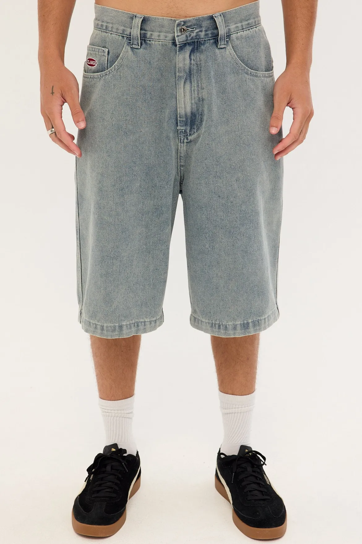 Baggy Bull Denim 91 Short Vintage Blue Pink