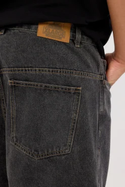 Baggy Cargo Denim 91 Short Washed Black