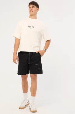 Bahamas Cropped Heavyweight Easy Tee Cloud White