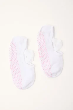 Ballet Pilates Socks White