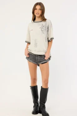Banish Heavyweight Relaxed Tee Ice Grey