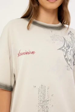 Banish Heavyweight Relaxed Tee Ice Grey