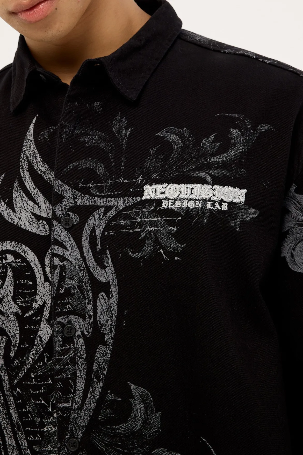 Banish Oversize Shirt Black