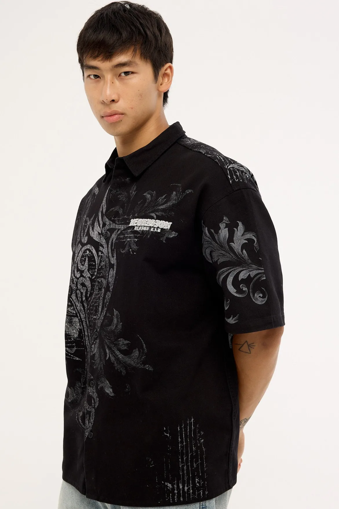 Banish Oversize Shirt Black