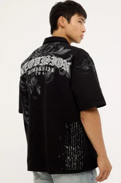 Banish Oversize Shirt Black