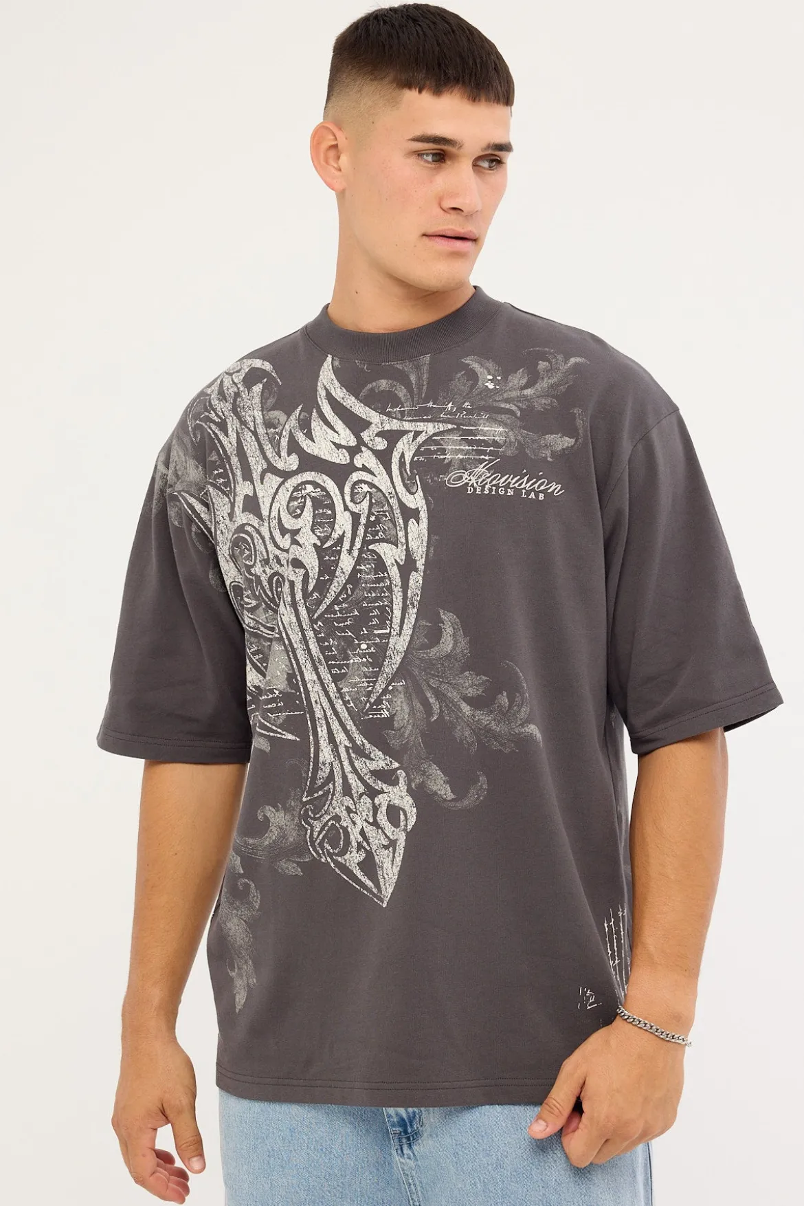 Banish Street Super Heavy Tee Ash Black