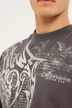 Banish Street Super Heavy Tee Ash Black