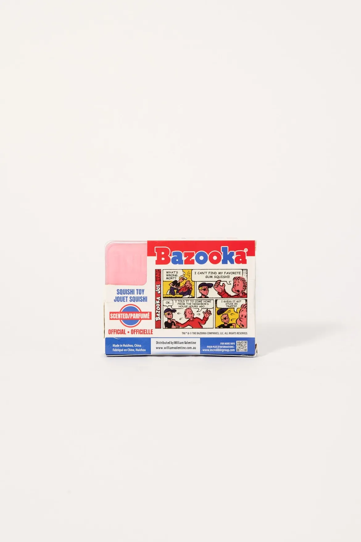 Bazooka Joe Bubblegum Scented Squishi Pink