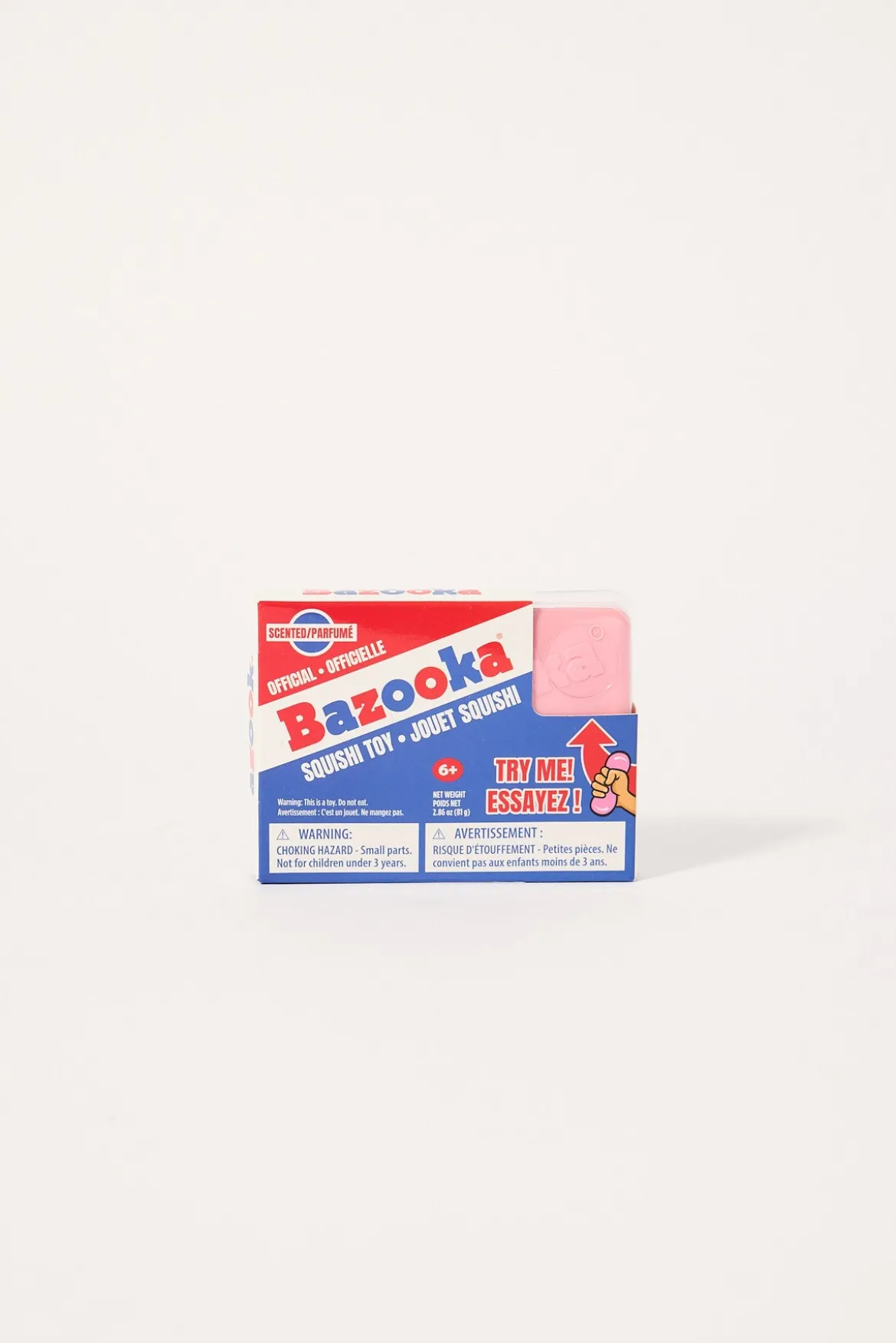 Bazooka Joe Bubblegum Scented Squishi Pink