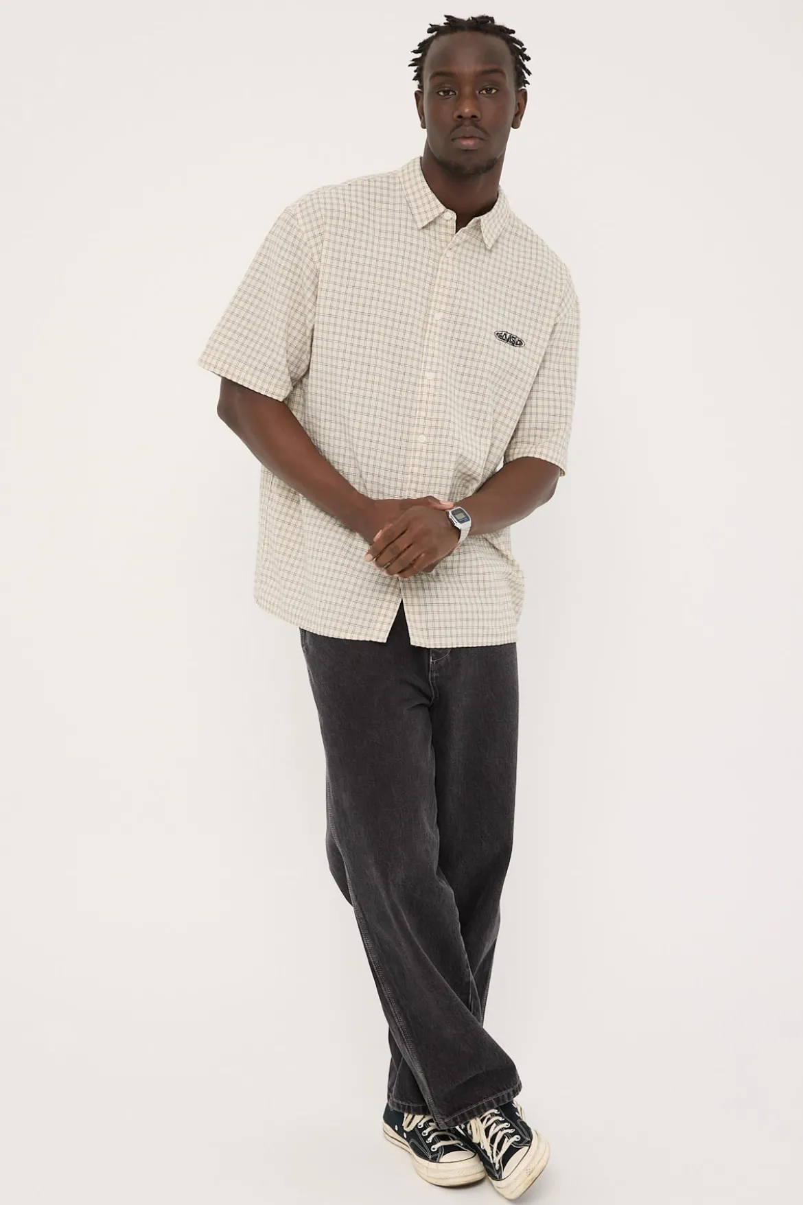 Be Cool Big Lounger Jean Black Rinse