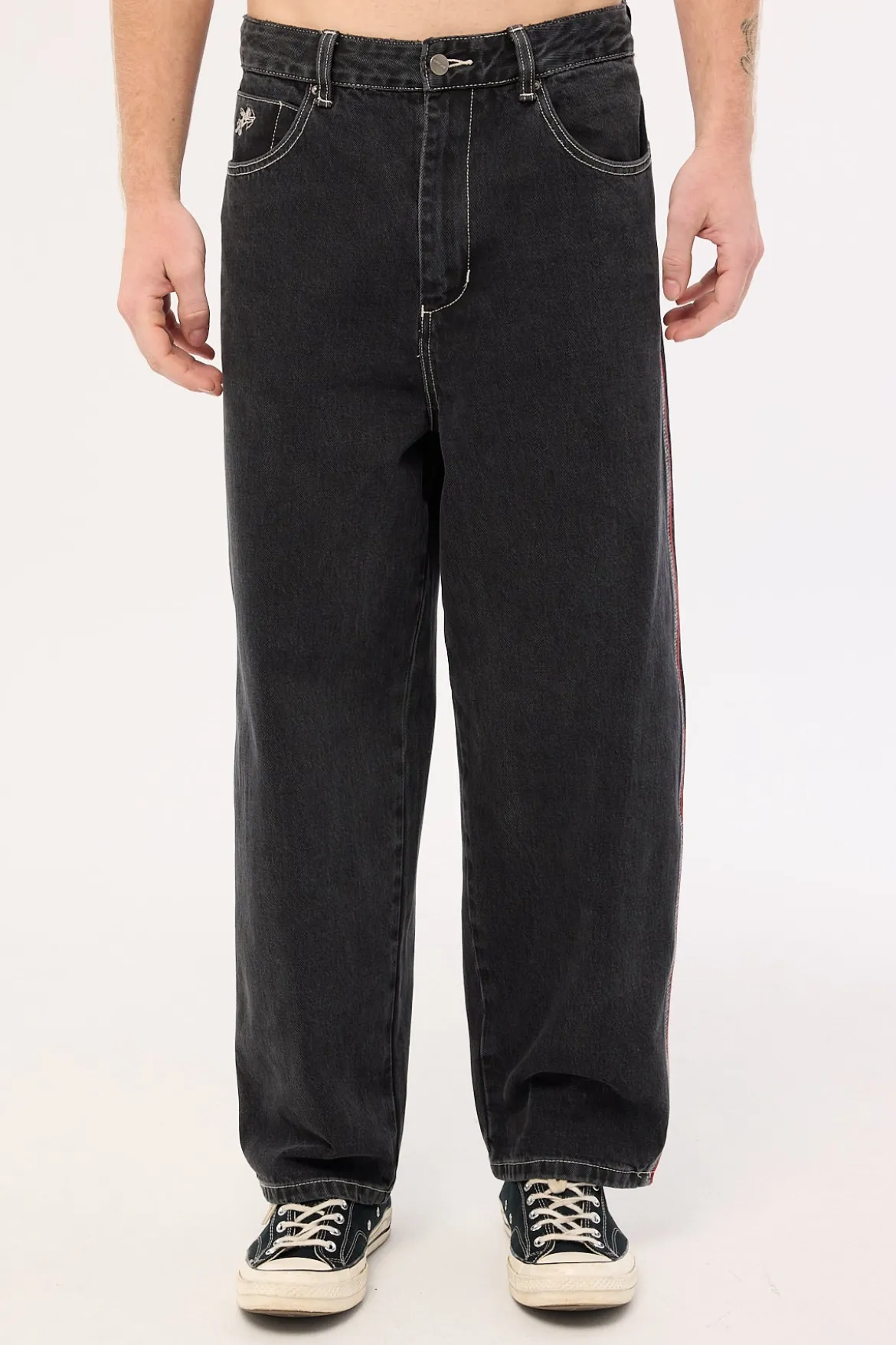 Be Cool Piped Big Dawg Jean Used Black