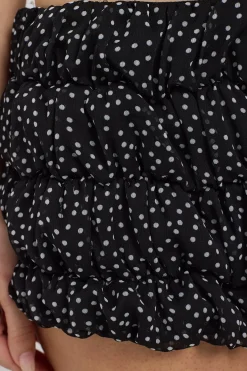 Bebe Mini Skort Onyx Polkadot