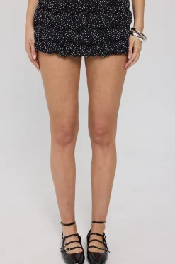 Bebe Mini Skort Onyx Polkadot