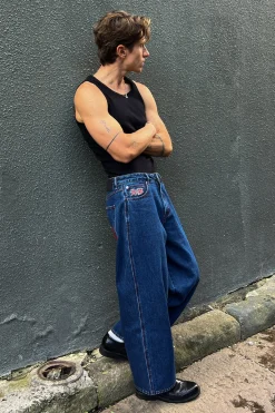 Behemoth Super Baggy Jean Rave Blue