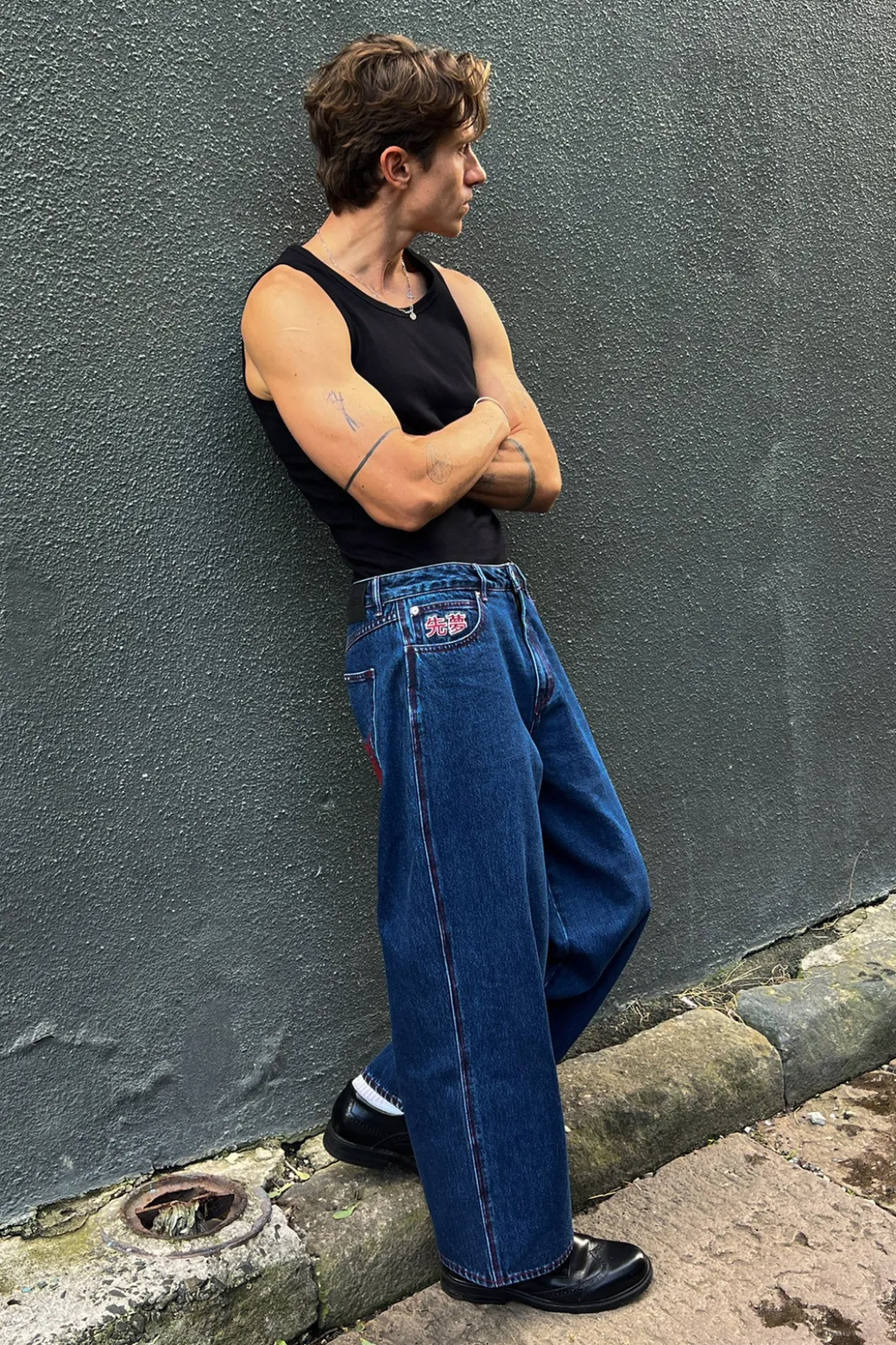 Behemoth Super Baggy Jean Rave Blue