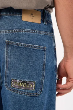Behind It All Big Slacker Denim Jean Rinsed Blues
